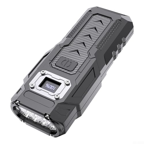 Tragbare LED-Taschenlampe, mit eingebauter magnetischer Powerbank und digitaler Batterieanzeige, mehrere Helligkeitsstufen für den Außenbereich Tragbare LED-Taschenlampe, mit eingebauter magnetischer Powerbank und digitaler Batterieanzeige, mehrere Helligkeitsstufen für den Außenbereich von JINSBON
