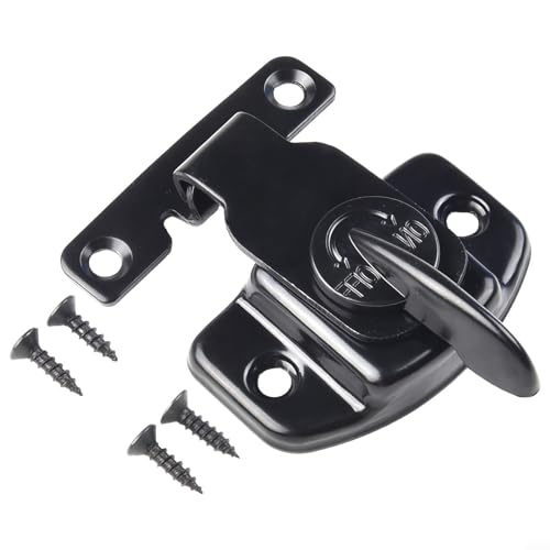 Fit Smoker Door Latch Kit, Iron Material, Self Drilling Screws for Easy Installation von JINSBON