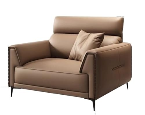 JINSHANLIANG Büro-Leder-Sofa, schlichtes Business-Empfangszimmer (113 x 95 x 82 cm) von JINSHANLIANG