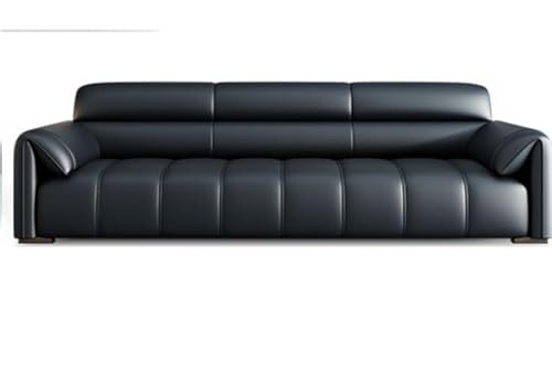 JINSHANLIANG Büro-Sofa modern, minimalistisch, Empfang, minimalistisch, Leder, wasserdicht, bequem, mehrere Auswahlmöglichkeiten (200 x 85 x 85 cm) von JINSHANLIANG