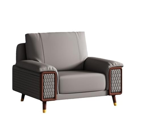 JINSHANLIANG Kreatives Leder-Büro-Sofa, modern, schlicht, Büro, Empfangsbereich, VIP-Verhandlung, Büro-Sofa (115 x 90 x 86 cm) von JINSHANLIANG