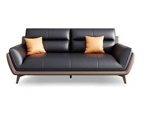 JINSHANLIANG SHKS Büro, Zuhause und Geschäft, Mehrsitzer, schwarzes Stoffsofa (150 x 90 x 80 cm) von JINSHANLIANG