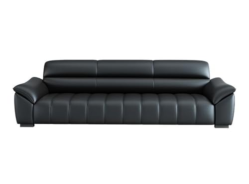 JINSHANLIANG SHKS Büro, Zuhause und Geschäft, Mehrsitzer, schwarzes Stoffsofa (200 x 80 x 85 cm) von JINSHANLIANG