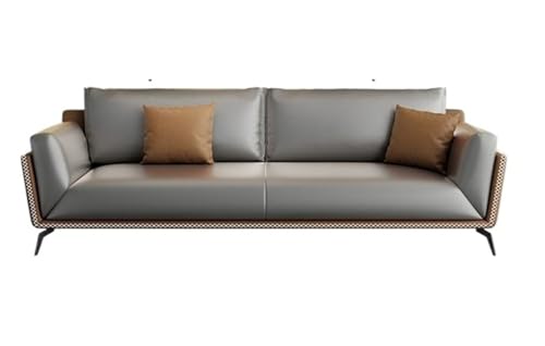 JINSHANLIANG SHKS Büro-, Heim- und Geschäftssofa, Multi-Sitzer, Ledersofa (202 x 90 x 80 cm) von JINSHANLIANG