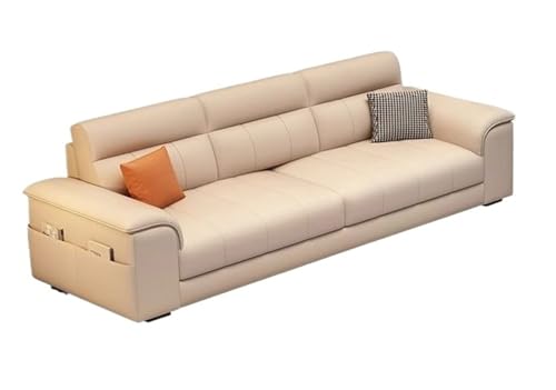 JINSHANLIANG SHKS Büro-, Heim- und Geschäftssofa, Multi-Sitzer, Ledersofa (210 x 83 x 82 cm) von JINSHANLIANG