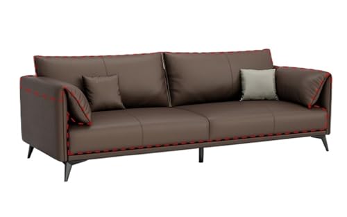 JINSHANLIANG SHKS Büro-, Heim- und Geschäftssofa, Multi-Sitzer, Ledersofa (210 x 90 x 85 cm) von JINSHANLIANG
