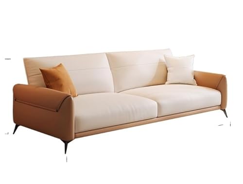 JINSHANLIANG SHKS Büro-, Heim- und Geschäftssofa, Multi-Sitzer, Ledersofa (220 x 93 x 88 cm) von JINSHANLIANG