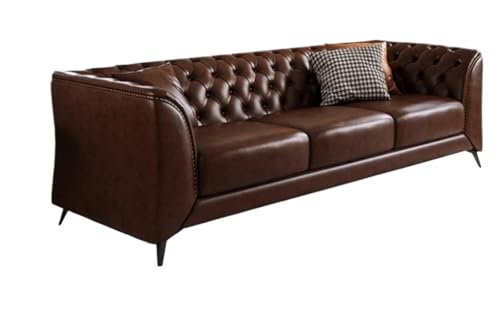JINSHANLIANG SHKS Büro-, Heim- und Geschäftssofa, Multi-Sitzer, Ledersofa (245 x 90 x 80 cm) von JINSHANLIANG