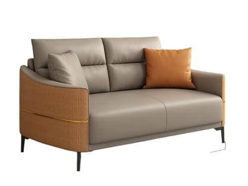 JINSHANLIANG SHKS Mehrsitzer-Sofa aus Leder, mehrfarbig, 135 x 82 x 88 cm von JINSHANLIANG