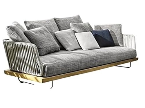 JINSHANLIANG SHKS Sofa für Büro, Zuhause, Business, Einzelsitzer, Leder, mehrfarbig, 160 x 80 x 82 cm von JINSHANLIANG