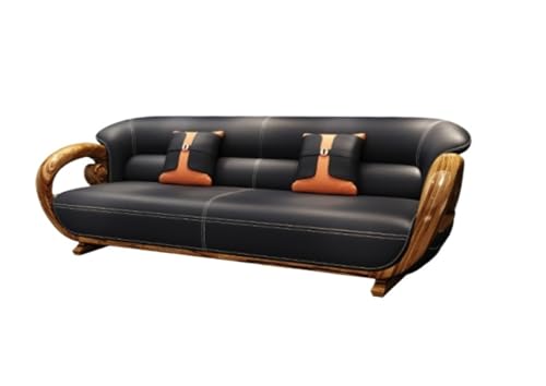 JINSHANLIANG SHKS Sofa für Büro, Zuhause, Business, Einzelsitzer, Leder, mehrfarbig, 225 x 108 x 90 cm von JINSHANLIANG