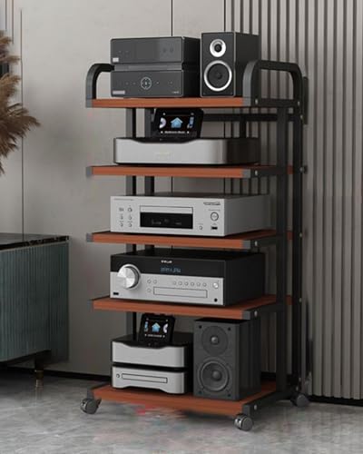 JINSHAWAN Phonoschrank AV-Medienständer, CD-Plattenspieler-Stereokomponenten-Rackschrank, Für Heimkino-Studio JINSHAWAN Phonoschrank AV-Medienständer, CD-Plattenspieler-Stereokomponenten-Rackschrank, Für Heimkino-Studio von JINSHAWAN