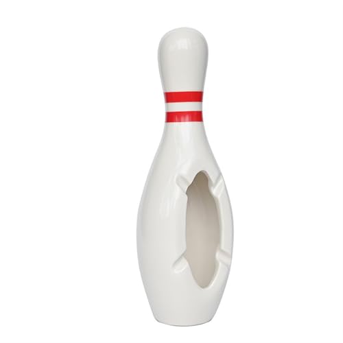 JINSHENGXINA Bowling Keramik Aschenbecher Kreatives Zuhause Wohnzimmer Büro Europäischen Stil Aschenbecher Ornament von JINSHENGXINA