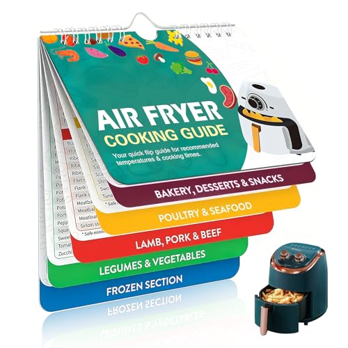 Luftfritteuse Spickzettel, Air Fryer Magnetisches Spickzettel Set Kochzeiten Diagramm Air Fryer Spickzettel Magnete Cooking Guide Heißluftfritteuse Zubehör Kochanleitung Broschüre Luftfritteuse Spickzettel, Air Fryer Magnetisches Spickzettel Set Kochzeiten Diagramm Air Fryer Spickzettel Magnete Cooking Guide Heißluftfritteuse Zubehör Kochanleitung Broschüre von JINSIHU