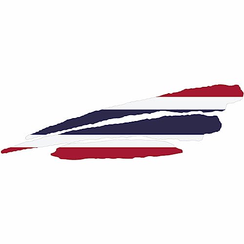 JINTORA - Autoaufkleber Tuning - Auto Aufkleber Thailand - 200x64 mm - 3 Streifen Flagge - Auto Sticker Bus Fenster Heckscheibe Camper wetterfest Outdoor Sticker Auto Deko LKW Tuning Selbstklebend JINTORA - Autoaufkleber Tuning - Auto Aufkleber Thailand - 200x64 mm - 3 Streifen Flagge - Auto Sticker Bus Fenster Heckscheibe Camper wetterfest Outdoor Sticker Auto Deko LKW Tuning Selbstklebend von JINTORA