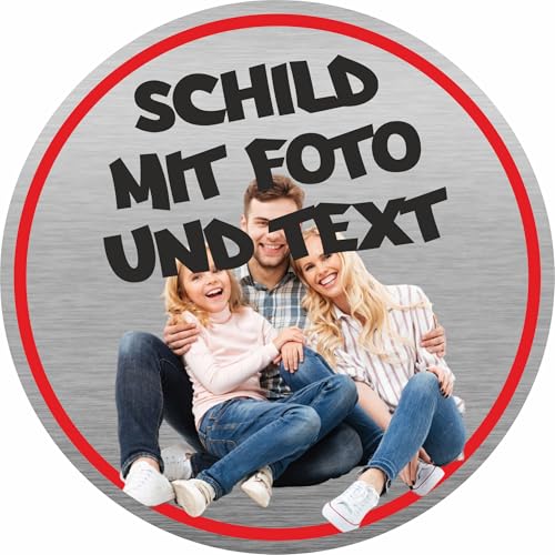 Jintora Ltd. - runde Aluverbundplatte personalisiert Ø 100 mit Foto und Text - Schilder selbst gestalten - als Wanddekoration, Geschenk, Türschild für personalisierte Geschenke Jintora Ltd. - runde Aluverbundplatte personalisiert Ø 100 mit Foto und Text - Schilder selbst gestalten - als Wanddekoration, Geschenk, Türschild für personalisierte Geschenke von JINTORA