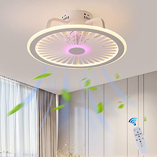 JINWELL Deckenventilatoren Mit Beleuchtung Dimmbar, Dimmbarer Windgeschwindigkeit, 40W Moderne LED Deckenleuchte Leise Ventilator Pendelleuchte Für Schlafzimmer Wohnzimmer Büro Lampe,Rosa JINWELL Deckenventilatoren Mit Beleuchtung Dimmbar, Dimmbarer Windgeschwindigkeit, 40W Moderne LED Deckenleuchte Leise Ventilator Pendelleuchte Für Schlafzimmer Wohnzimmer Büro Lampe,Rosa von JINWELL