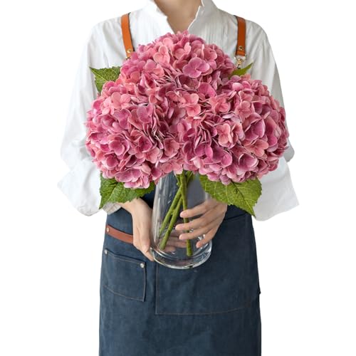 JINWOE Real Touch Hortensien Künstliche Blumen von JINWOE