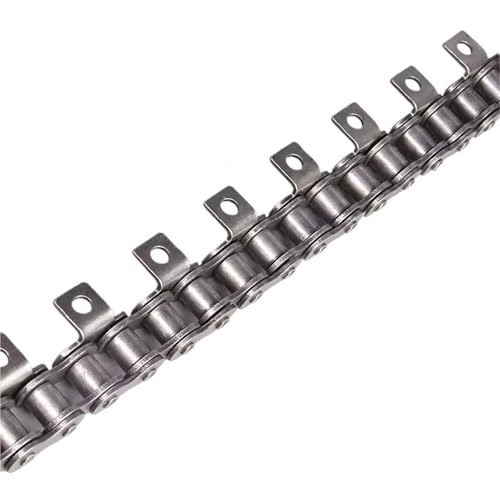 1,5 M Länge 06B, 08B, 10A, 12A Antriebsrollenkette Mit Einzel- Und Doppelloch Und Flügeln, Förderkette For Maschinenantriebe(08B 1 Wing 1 Hole) von JINWPXSR