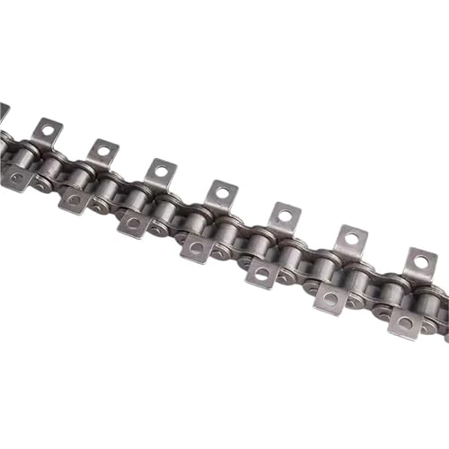 1,5 M Länge 06B, 08B, 10A, 12A Antriebsrollenkette Mit Einzel- Und Doppelloch Und Flügeln, Förderkette For Maschinenantriebe(10A 2 Wings 1 Hole) von JINWPXSR