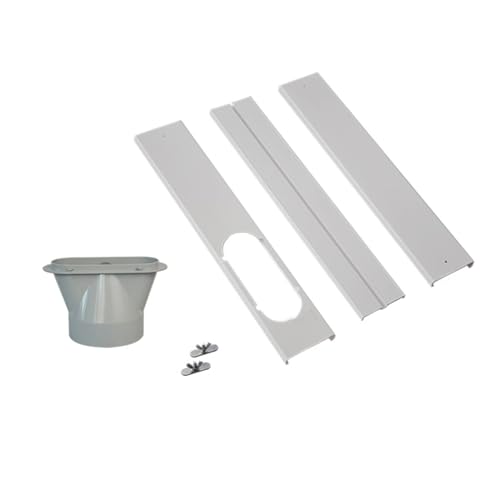 55 cm Klimaanlagen-Fenster-Kit, 13–15 cm verstellbares Fensterdichtungsplatten-Set for tragbare Klimaanlage(3pcs 13CM) von JINWPXSR