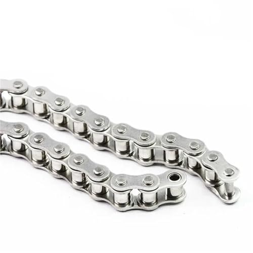 Einreihige Rollenkette Aus Edelstahl 304 – Größen 04C, 05B, 06B, 08B, 06C, 08A, 10A, 1/1,524 Meter Länge For Säure- Und Laugenbeständige Antriebsanwendungen(08A-120links,1 Meter) von JINWPXSR