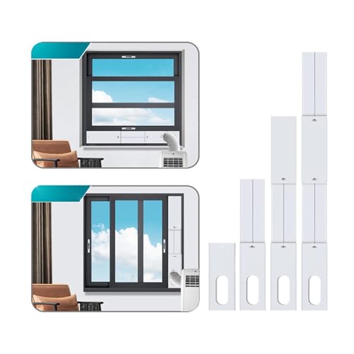 Einstellbare Klimaanlage Vent Panel Kit Einfache Installation Flexible Vent Kit for Absaugen Von Heißen Luft In Die Fenster PR Verkauf(3pcs) von JINWPXSR