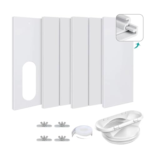 Einstellbare Klimaanlage Vent Panel Kit Einfache Installation Flexible Vent Kit for Absaugen Von Heißen Luft In Die Fenster PR Verkauf(4pcs) von JINWPXSR