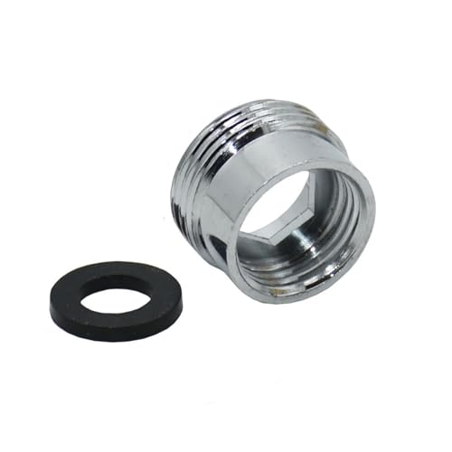 Gartenhahnanschluss männlich 3/4 auf 1/2 weiblich Messingadapter G3/4 Reduzierstück G1/2 Waschmaschinenarmaturen 1 Stück von JINWPXSR