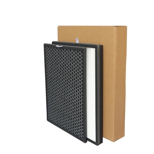 HEPA-Filter F-ZXHP55Z Desodorierender Aktivkohlefilter F-ZXHD55Z, Kompatibel for Panasonic-Luftreiniger F-VXH50R F-VXR50R von JINWPXSR