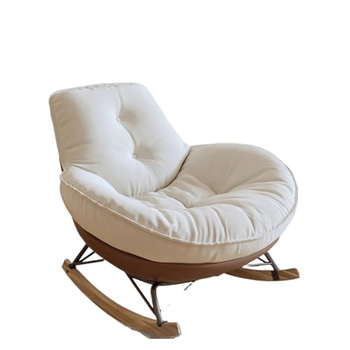 JINWPXSR Eierschalen-Design Freizeitstuhl Schaukelstuhl Liegestuhl-Set Wohnzimmermöbel JINWPXSR Eierschalen-Design Freizeitstuhl Schaukelstuhl Liegestuhl-Set Wohnzimmermöbel von JINWPXSR