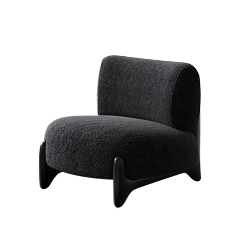JINWPXSR Einfache Moderne Wohnzimmer Sofa Stuhl Einzel Hause Studie Freizeit bequemes Sofa(Black) von JINWPXSR