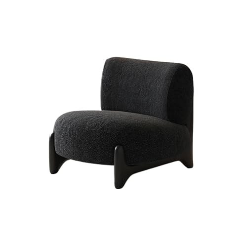 JINWPXSR Einfaches Wohnzimmer Einzelsofa Massivholzbeinstuhl Faule Freizeitmöbel(B) von JINWPXSR