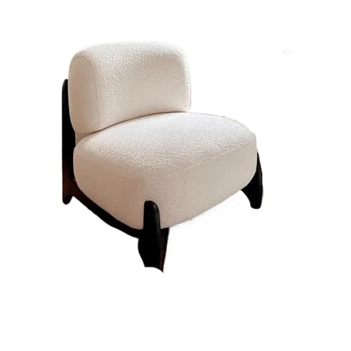 JINWPXSR Einzelsofastuhl im einfachen Stil, Wohnzimmer, Freizeit, fauler Balkon, Massivholz, Gastfamilie(Notiming Function) von JINWPXSR