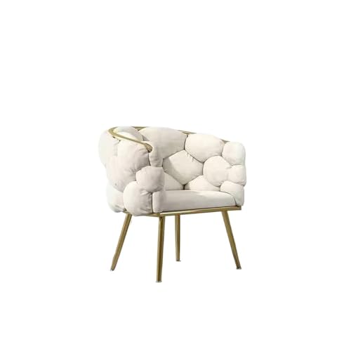 JINWPXSR Freizeit-Einzelsofa-Sessel mit Kissen, geeignet for das Wohnzimmer(Rice White) von JINWPXSR