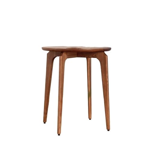 JINWPXSR Kleiner runder Tisch, geeignet als Beistelltisch for Wohnzimmer, Schlafzimmer, Inneneinrichtung(Brown Color) von JINWPXSR