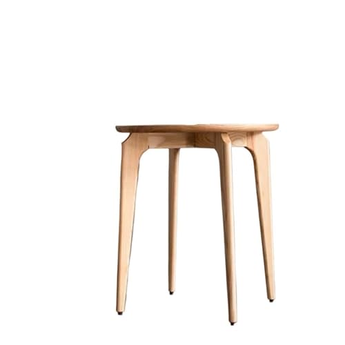 JINWPXSR Kleiner runder Tisch, geeignet als Beistelltisch for Wohnzimmer, Schlafzimmer, Inneneinrichtung(Log Color) von JINWPXSR