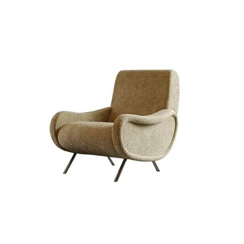 JINWPXSR Sofa Stuhl Einzel Designer homestay Wohnzimmer Balkon Freizeit Schlafzimmer Sessel(Brown) von JINWPXSR