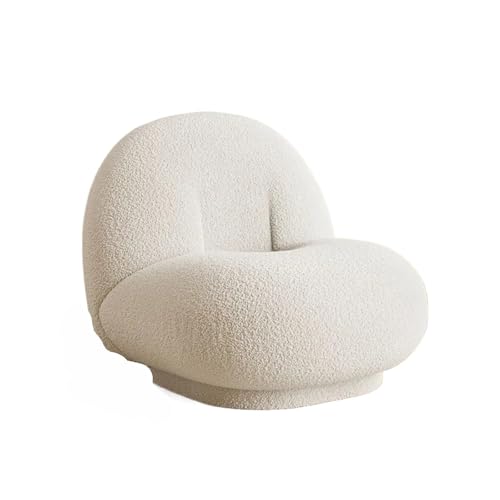JINWPXSR Sofa Stuhl Lamm Wolle Stoff Schlafzimmer Einzel Lounge Hause Balkone Freizeit Stühle(5) von JINWPXSR