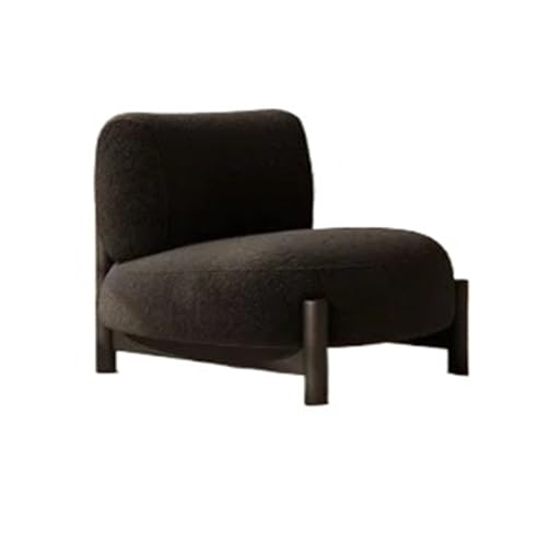 JINWPXSR Stilvolles Wohnzimmer mit Einzelsofa und Sessel(Black) von JINWPXSR