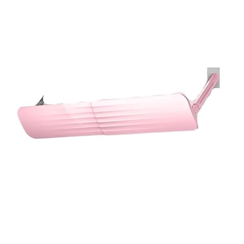 Klimaanlage Anti-direkt Blasen Schild for Home Office Einstellbare Klimaanlage Windabweiser Air Windschutzscheibe Gekühlte Schallwand(Pink) von JINWPXSR