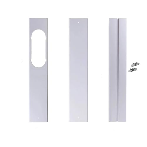 Klimaanlagen-Fenster-Kit Klimaanlagen-Fenster-Kit Universal-Klimaanlagen-Fenster-Entlüftungs-Kit mit 4 verstellbaren Schiebedichtungen(3pcs-set) von JINWPXSR