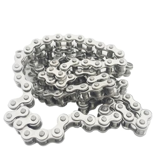 Rollenkette Aus Edelstahl 304 Mit Kurzer Teilung, Industrielle Antriebskette, 1/4 Zoll 25H 04C 05B RS35 06C 06B 3/8 Zoll RS40 08A 08B 1/2 Zoll(05B-1M) von JINWPXSR