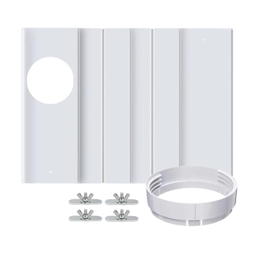 Tragbares, langlebiges Kunststoff-Fensteradapter-Set for Klimaanlagen, Abluftschlauch/Rohrverbinder, Fensterdichtung, einfach zu verwendende Installation von JINWPXSR
