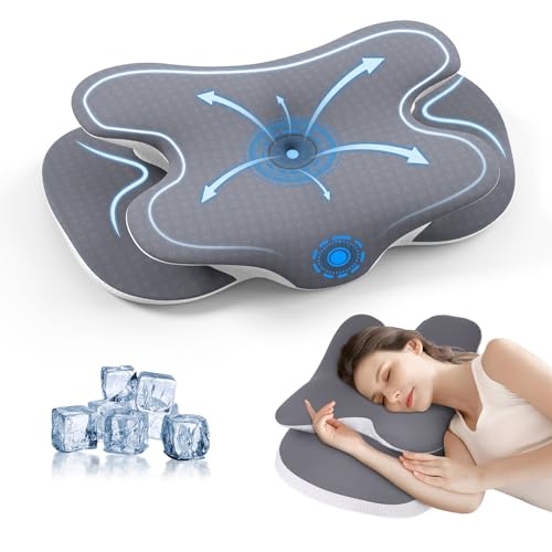JINXIA Memory Foam-Schlafkissen in Standardgröße, Ergonomisches Orthopädisches Nackenstützkissen, Kühlkissen mit Abnehmbarem Kissenbezug für Seitenschläfer, Rückenschläfer und Bauchschläfer JINXIA Memory Foam-Schlafkissen in Standardgröße, Ergonomisches Orthopädisches Nackenstützkissen, Kühlkissen mit Abnehmbarem Kissenbezug für Seitenschläfer, Rückenschläfer und Bauchschläfer von JINXIA