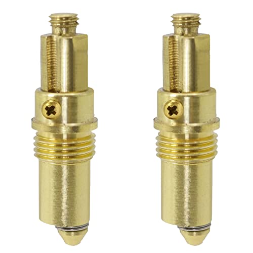 JINXM 2 Stück Waschbecken-Pop-Up-Schlitzstopfen Bolt Montage Waschbecken Pop Up Click Clack Plug Bolt Ersatz Montageschraube für die meisten Waschbecken, Badewannen, Waschbecken, Ablaufstopfen von JINXIAN