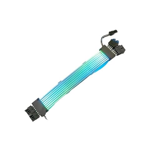 JINYINGHUA 6 + 2pin RGB (Grafische Karte Auf CPU) Doppelte Licht De Cabeza Control Sonido Fila Línea Luminosa Ilusión Sincronizada von JINYINGHUA
