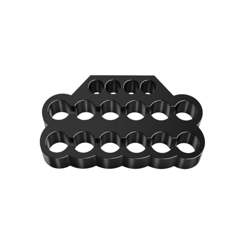 JINYINGHUA 12+4P Drahtkamm aus Metallmaterial, Kartenschnallenmodul, dedizierter Controller mit Netzkabel(12+4p Black) von JINYINGHUA
