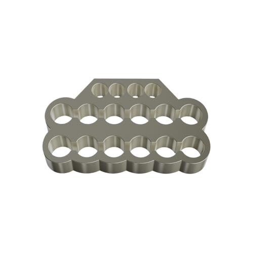 JINYINGHUA 12+4P Drahtkamm aus Metallmaterial, Kartenschnallenmodul, dedizierter Controller mit Netzkabel(12+4p Silver) von JINYINGHUA