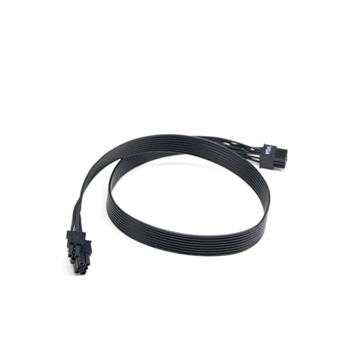 JINYINGHUA 18AWG Flachbandkabel aus reinem Kupfer, Grafikkartenmodulkabel, 9-polig auf 8-polig (6+2), Grafikkarten-Stromkabel von JINYINGHUA